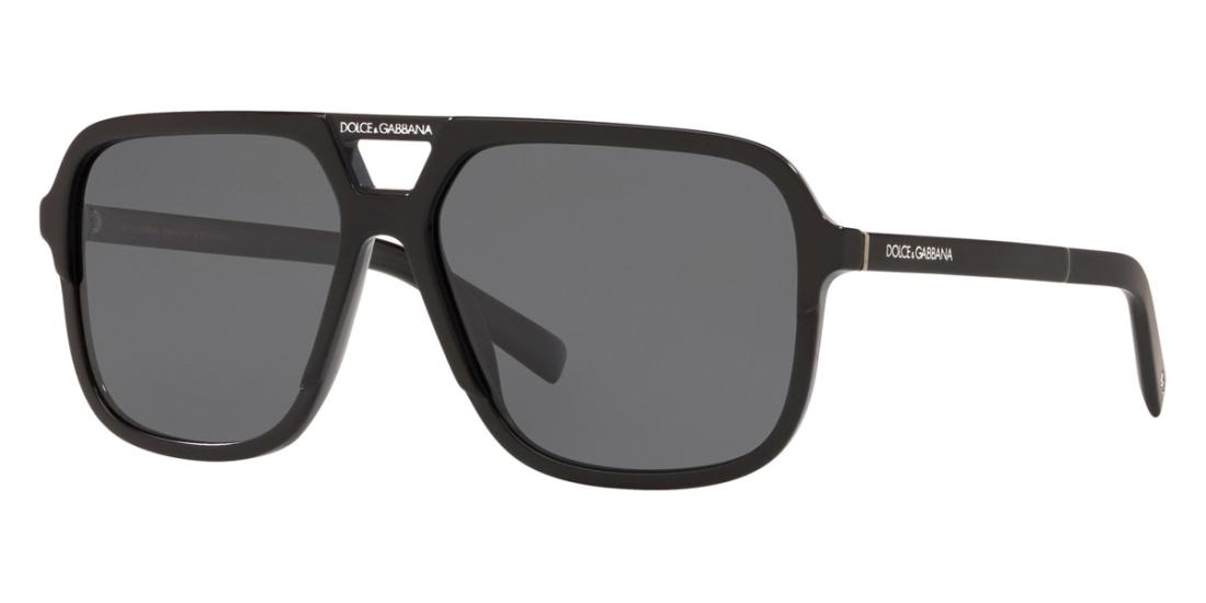 Dolce & Gabbana DG4354 (193481) 61 | Polarize Unisex Siyah Güneş Gözlüğü